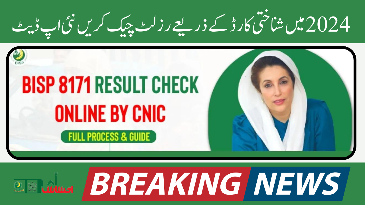 New Update BISP 8171 Result by CNIC November 2024