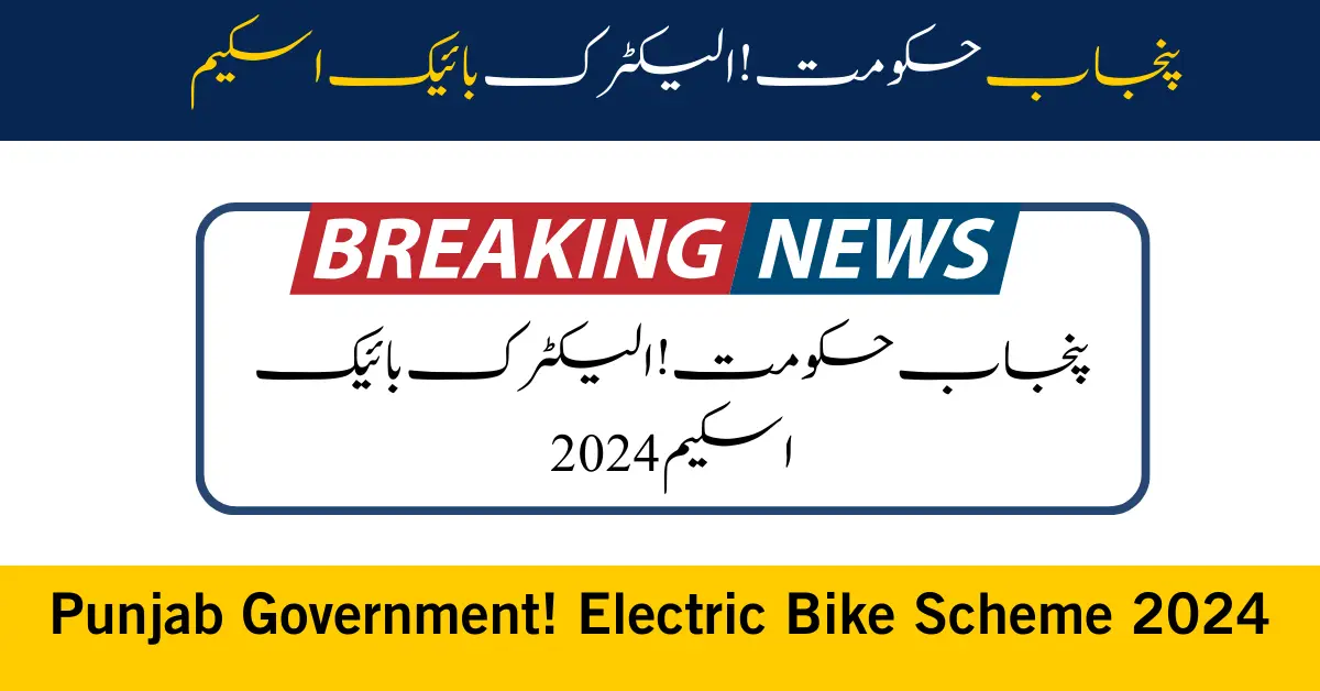 Punjab Government | Electric Bike Scheme 2024