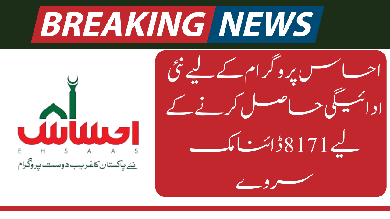 8171 Dynamic Survey To Receive New Payment For Ehsaas Program