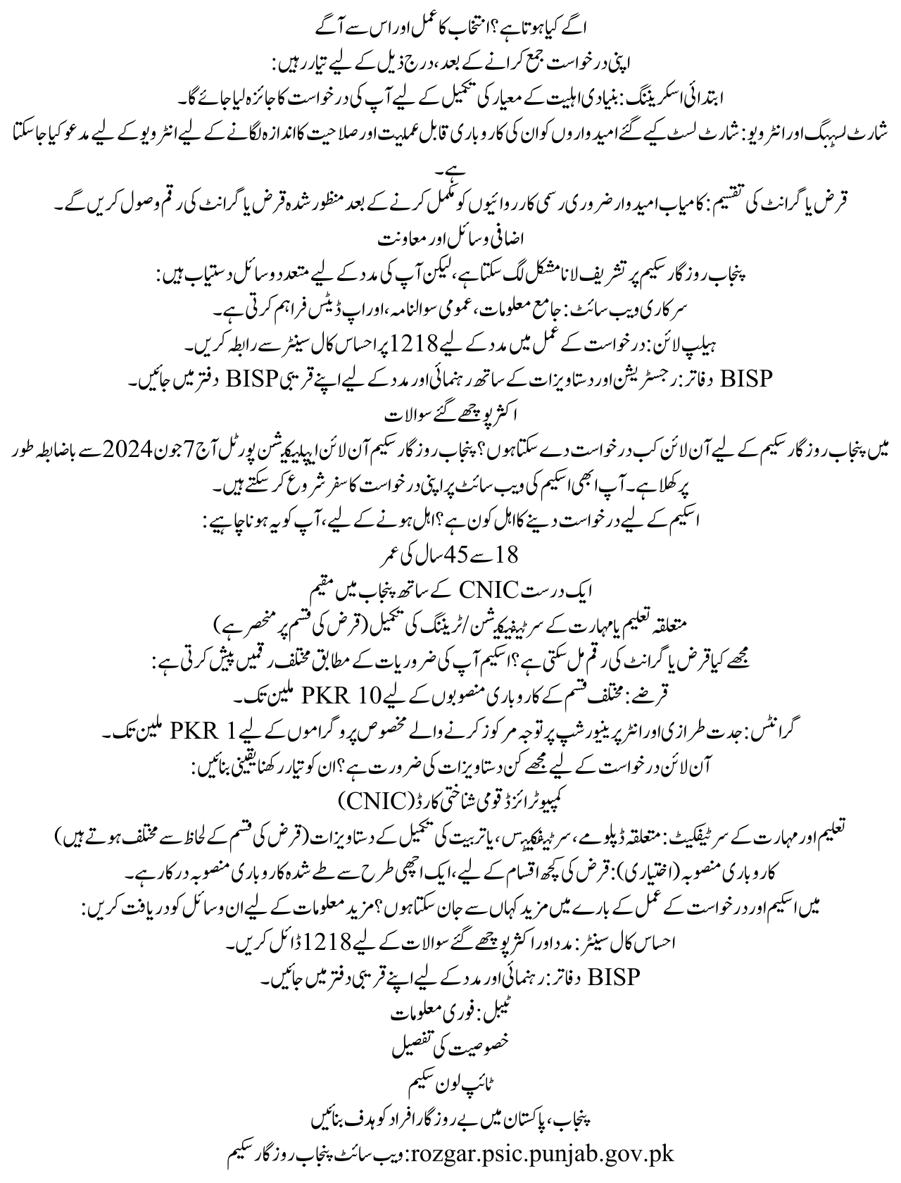 Updae News: Punjab Rozgar Scheme Apply Online 2024