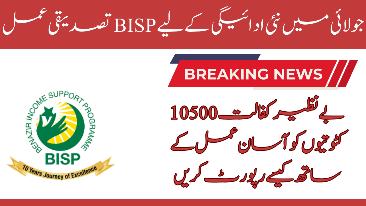 How to Report Benazir Kafaalat 10500 Deductions With Easy Process