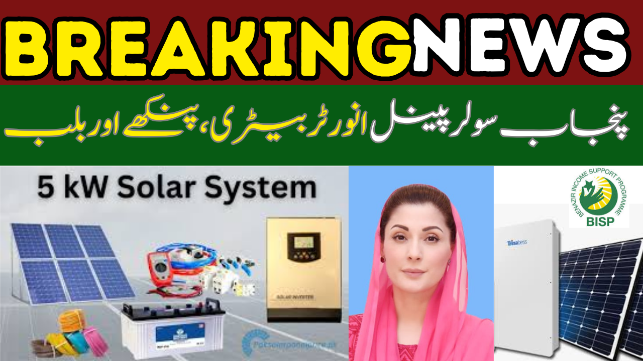 Punjab Introduces Solar Panels and Accessories Initiative