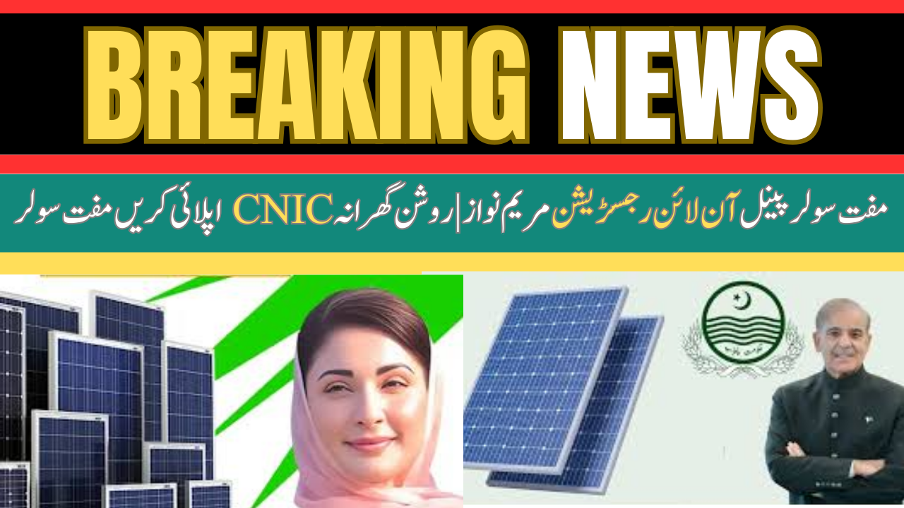 Punjab Solar Panel Scheme CNIC 8800