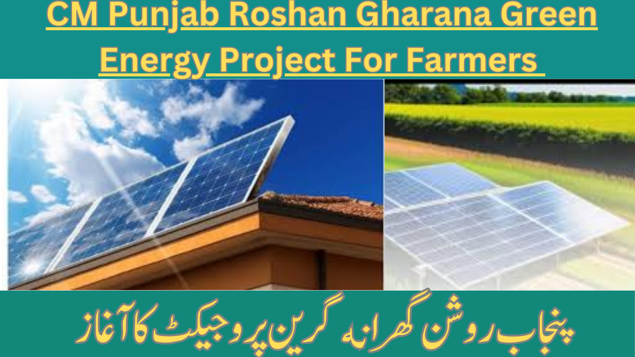 CM Punjab Roshan Gharana Green Energy Project For Farmers 