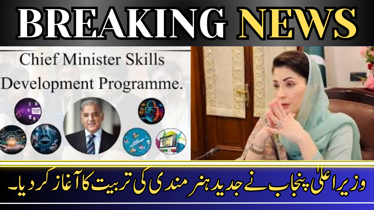 CM Punjab Launches Modern Skills Training