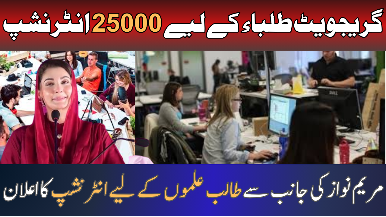 25000 PKR Internship For Graduate Students