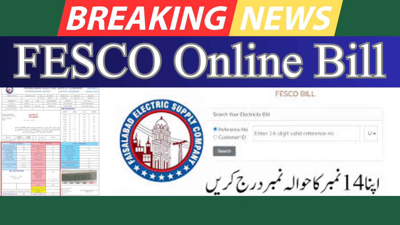 FESCO Online Bill