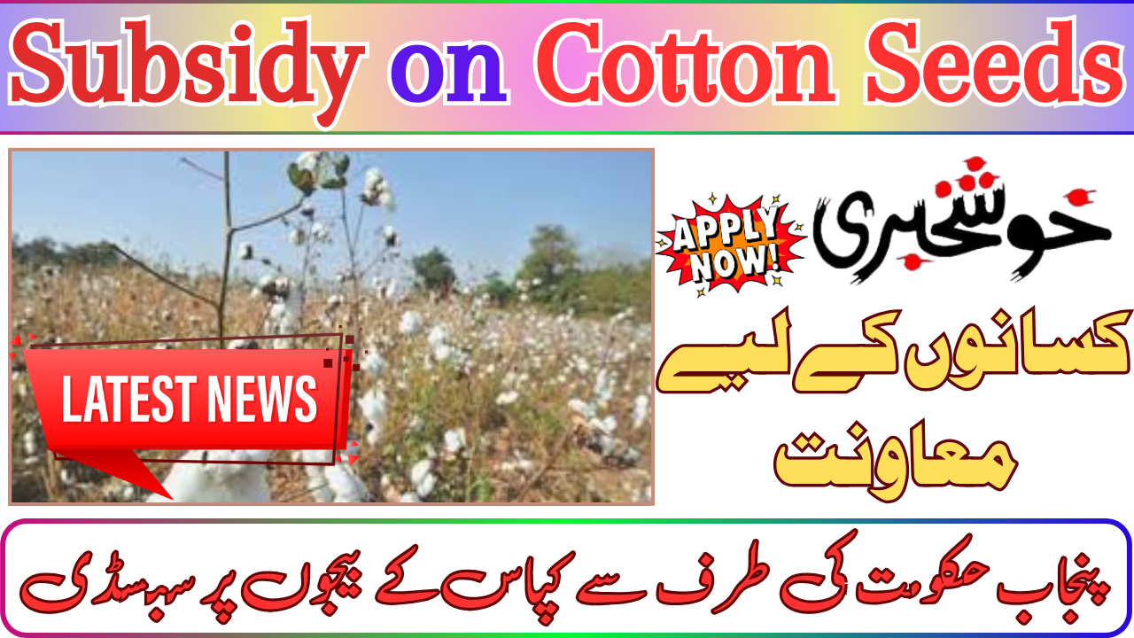 Subsidy on Cotton Seeds